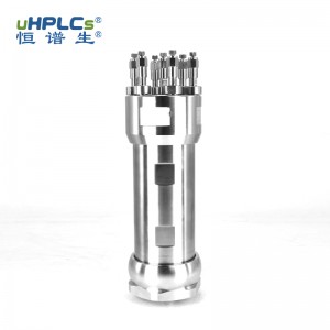 恒譜生液相色譜柱裝填裝置裝柱機(jī)勻漿罐配套一出一單接頭可定制，適用于柱管內(nèi)徑2.1#、3.0#、4.0#、4.6#、10#轉(zhuǎn)接頭